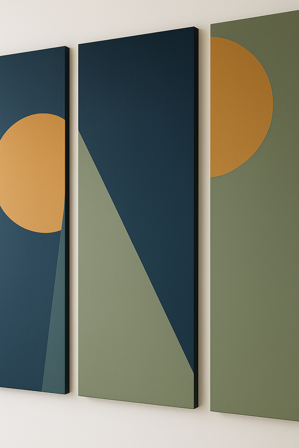 Solar Geometry Canvas Set