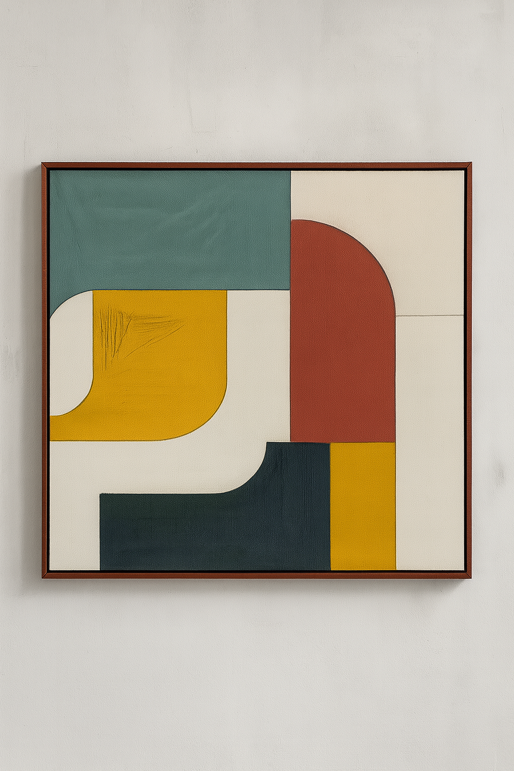 Color Blocks Canvas Painting