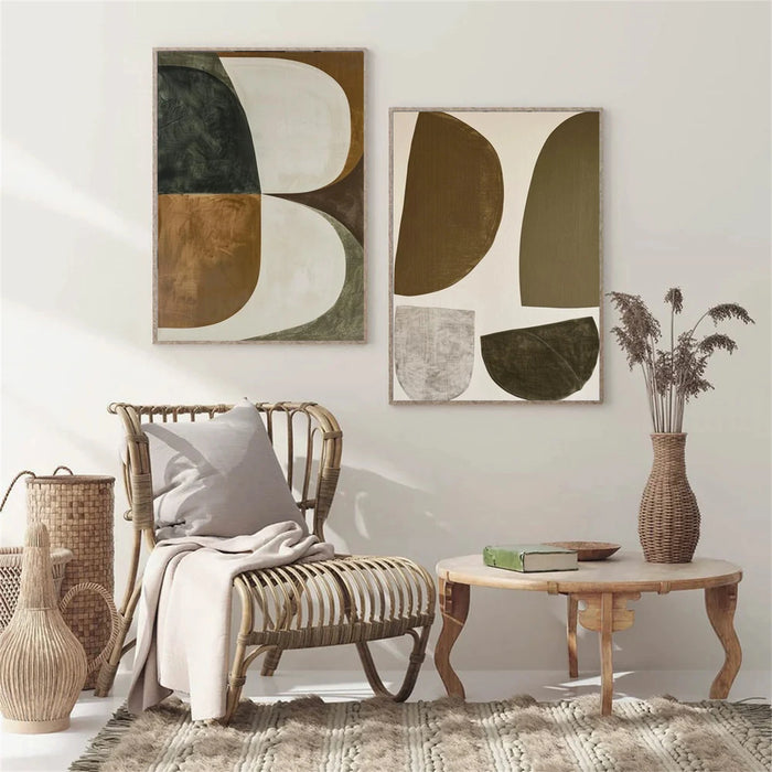 Earthen Flow Canvas Set