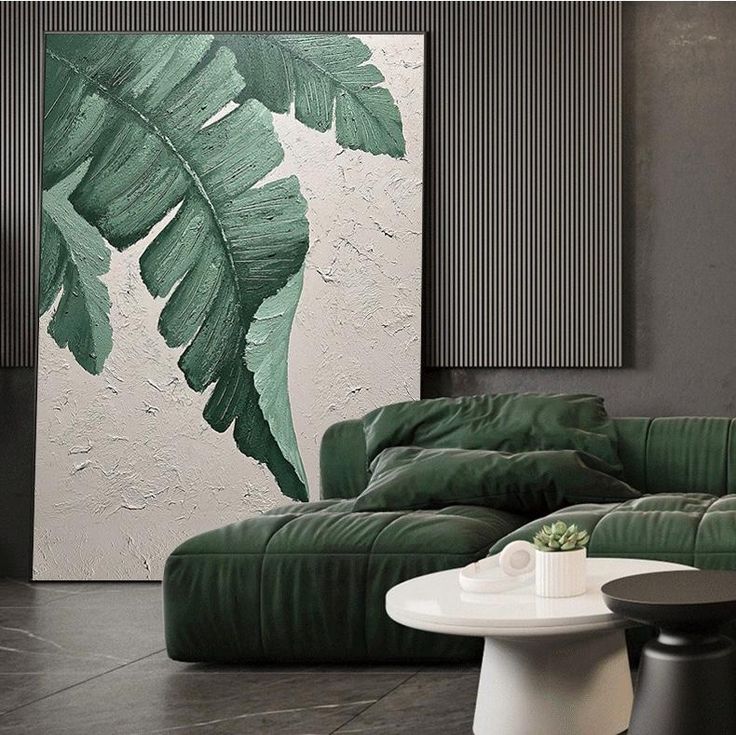 Leaf Texture – Canvas Painting