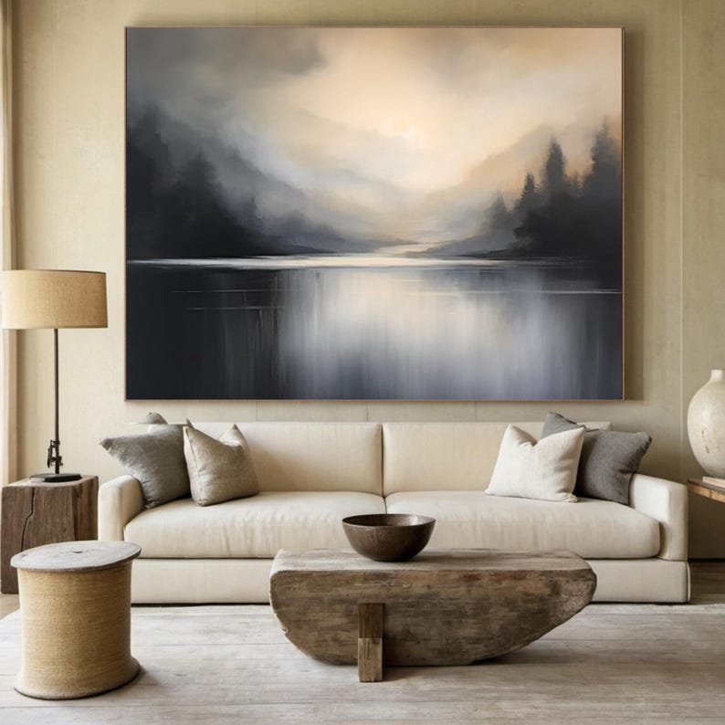 Ethereal Reflections - Canvas Painting