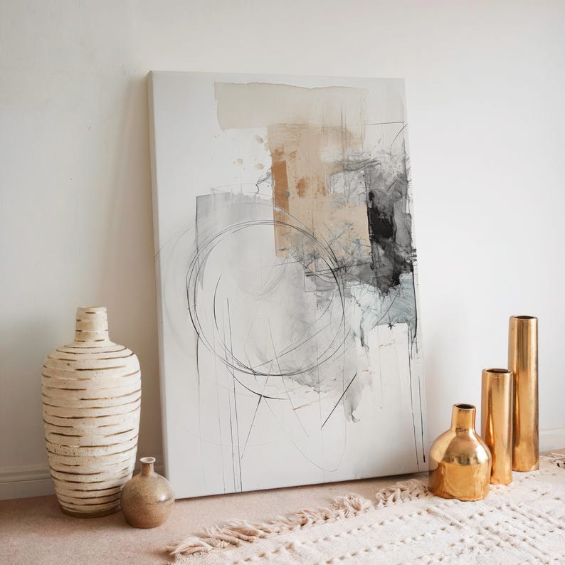 Ethereal Motion Canvas Painting