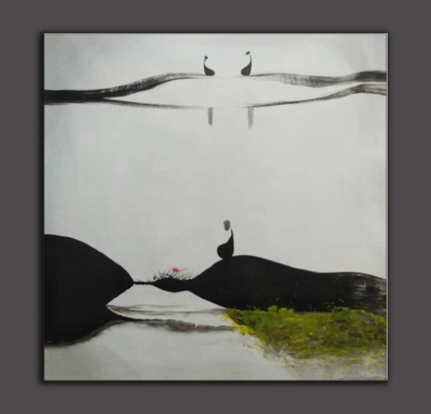 Serene Reflections – Canvas Painting