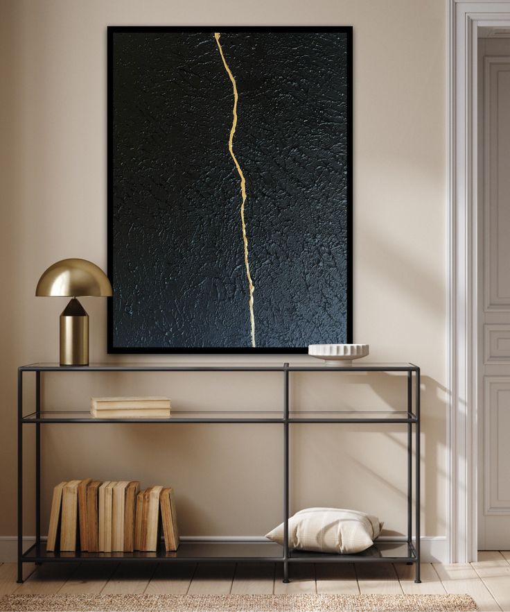 Golden Rift – Canvas Painting
