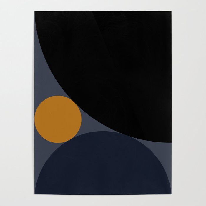 Shadow Orbit Canvas Painting