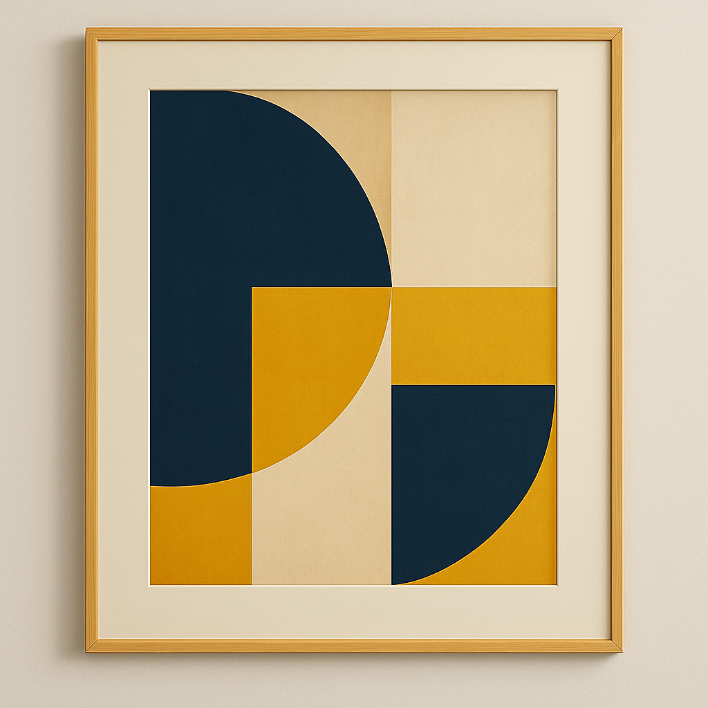 Modern Arc Canvas Painting