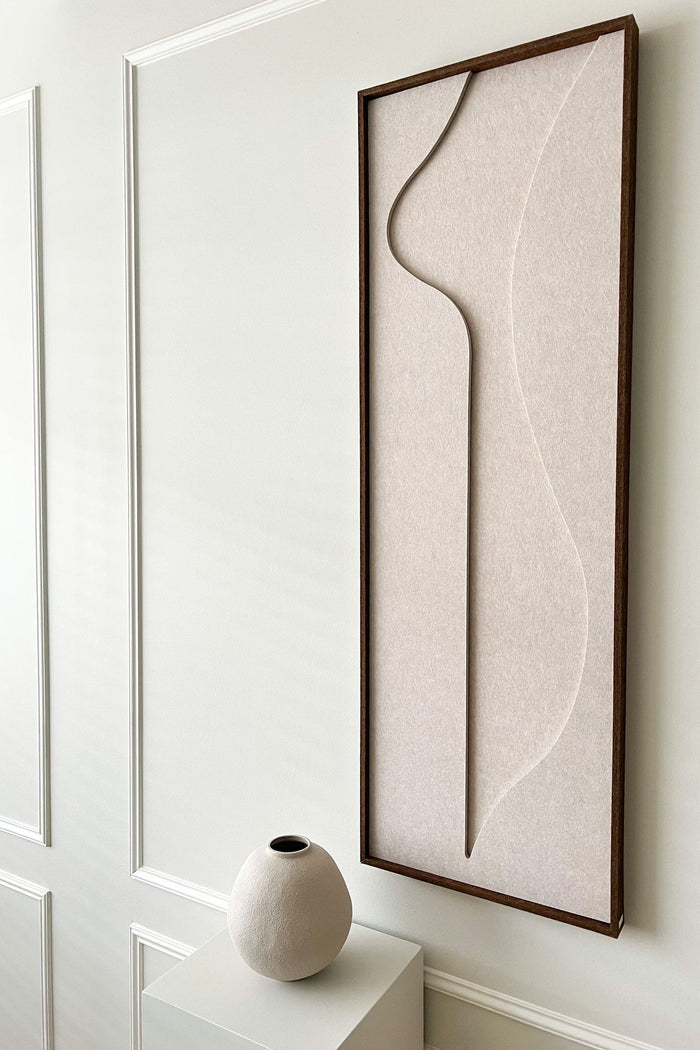 Sculpted Elegance 3D Wall Sculpture