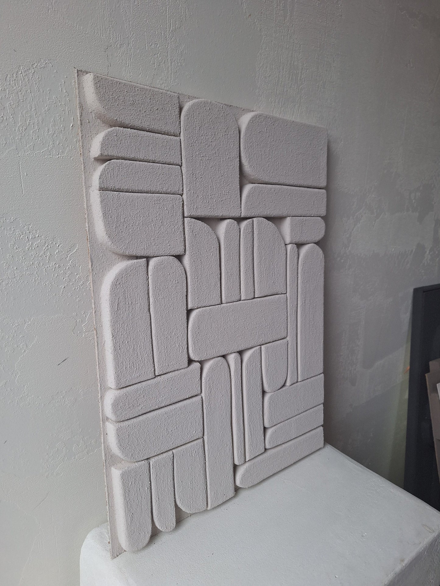 Structured Flow – 3D Wall Sculpture