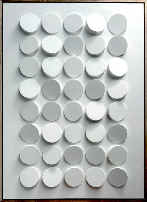 Echo Grid 3D Wall Sculpture