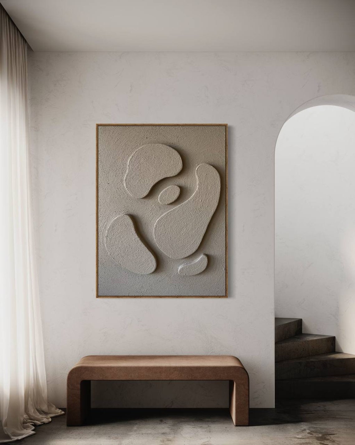 Organic Flow – 3D Wall Sculpture