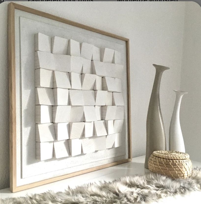 Cubist Flow 3D Wall Sculpture