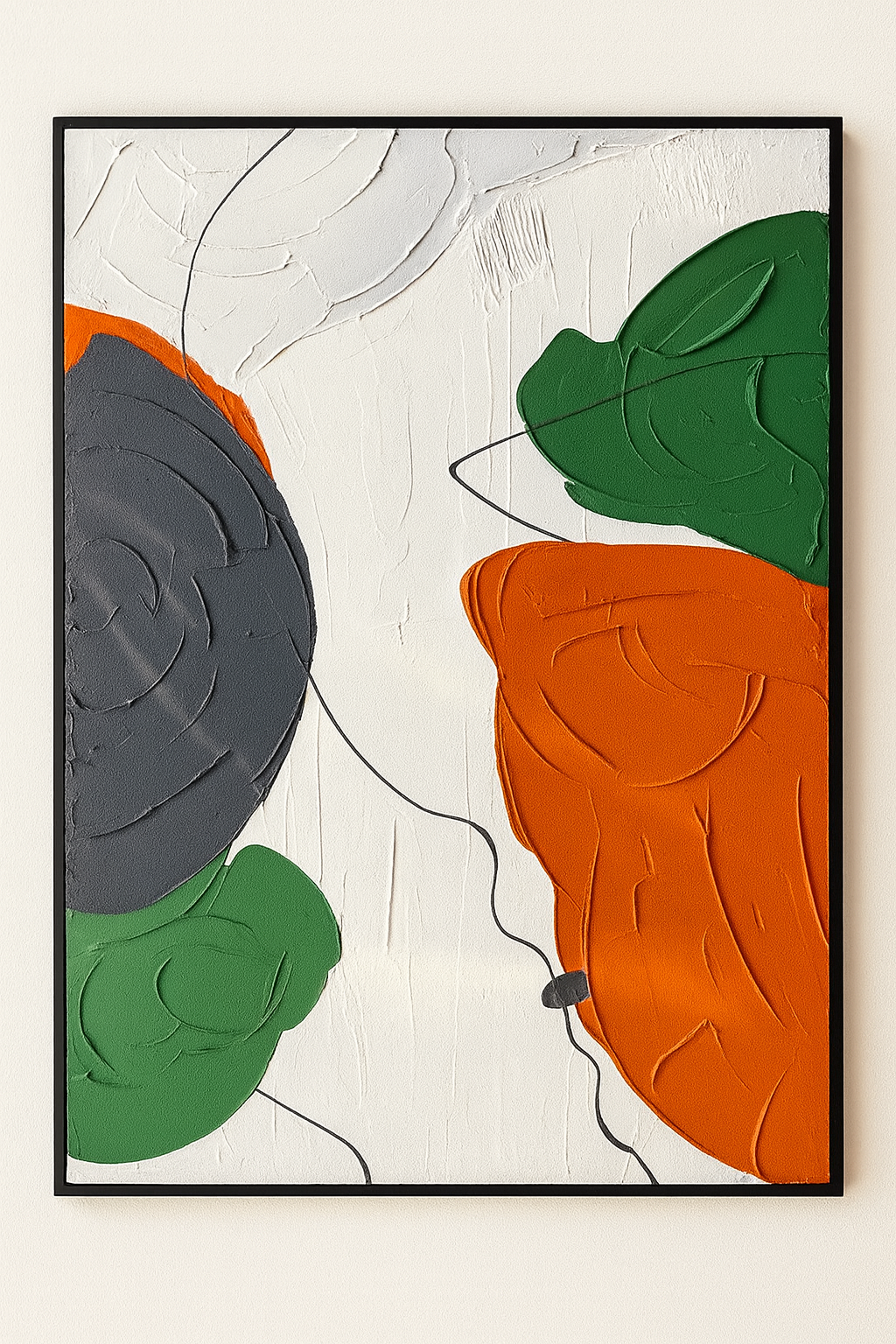 Petal Forms – Canvas Painting