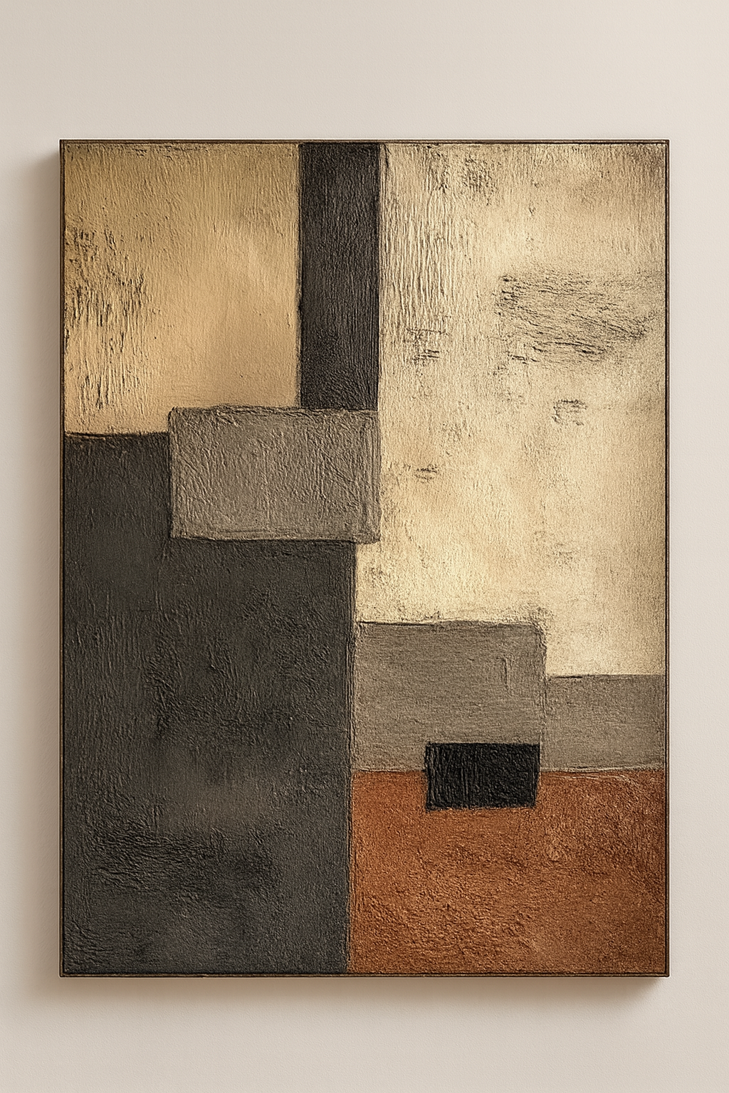 Earth Blocks – Canvas Painting