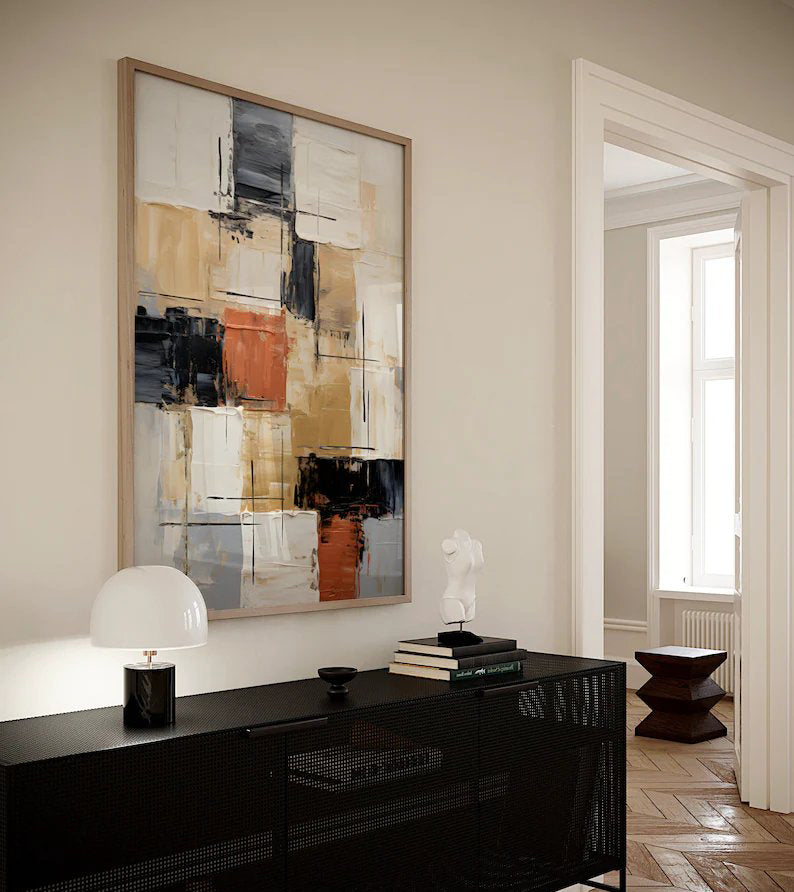 Textured Harmony Canvas Painting