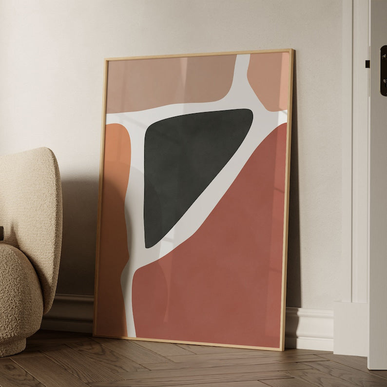 Terra Flow Canvas Painting