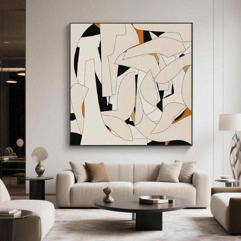 Contour Dance – Canvas Painting