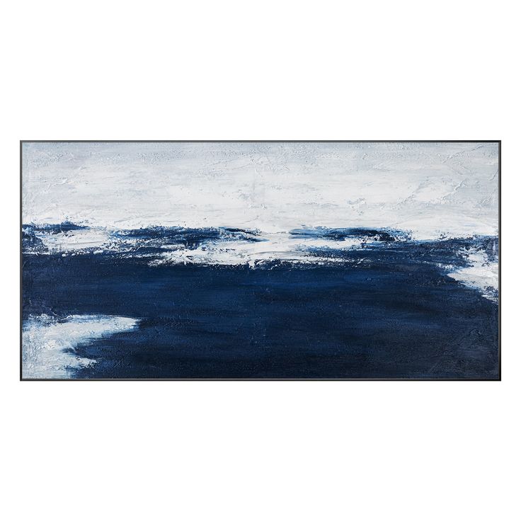 Blue Horizon Canvas Painting