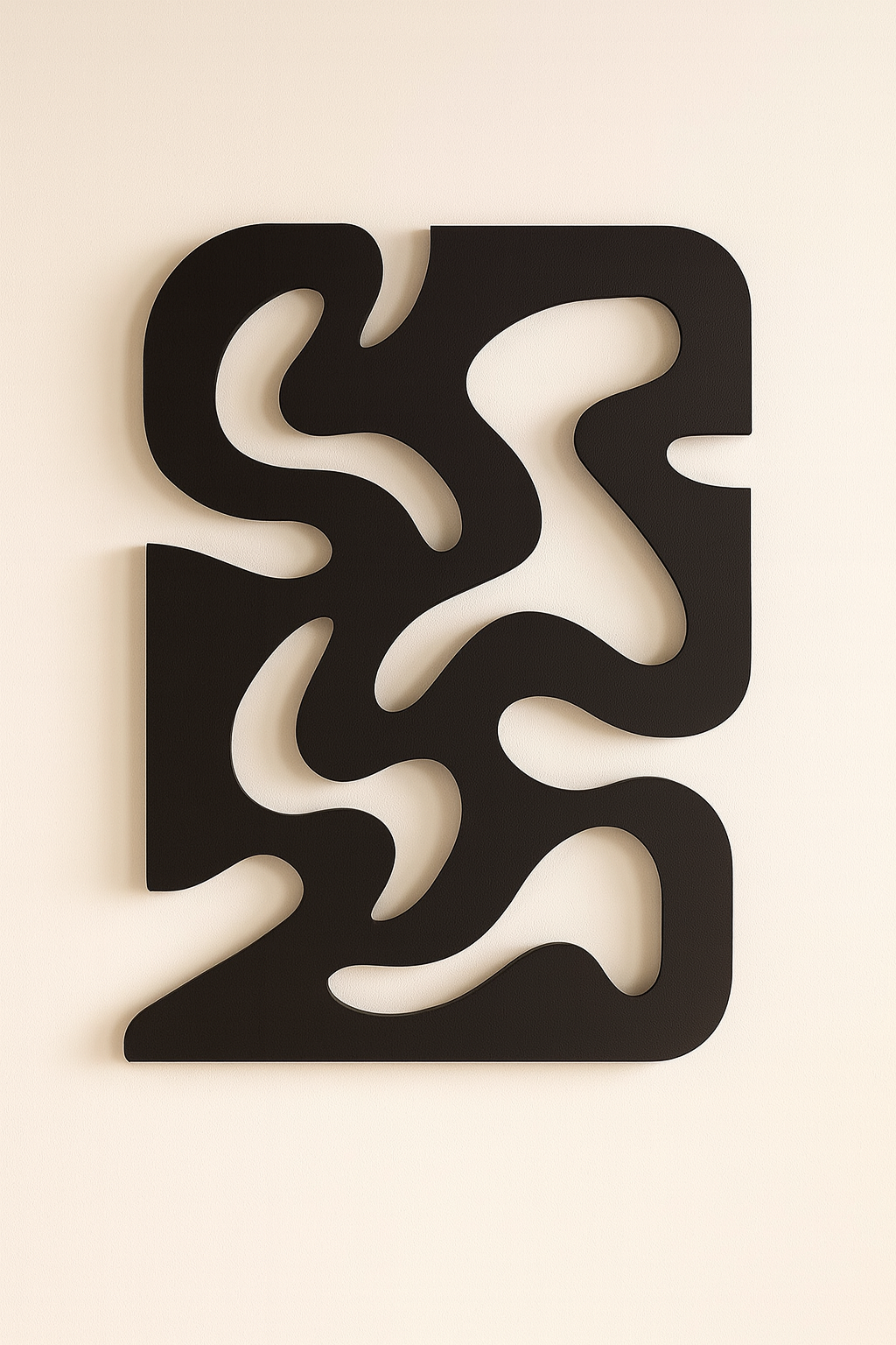Fluid Maze 3D Wall Sculpture
