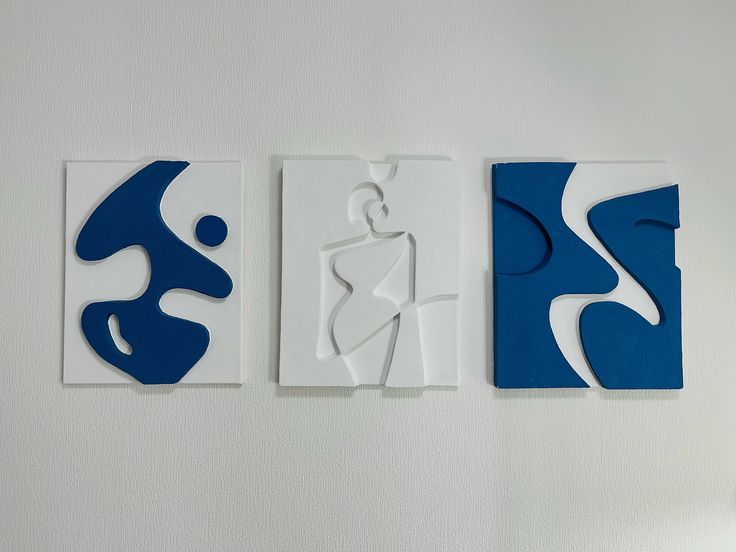 Trio Flow 3D Wall Sculpture