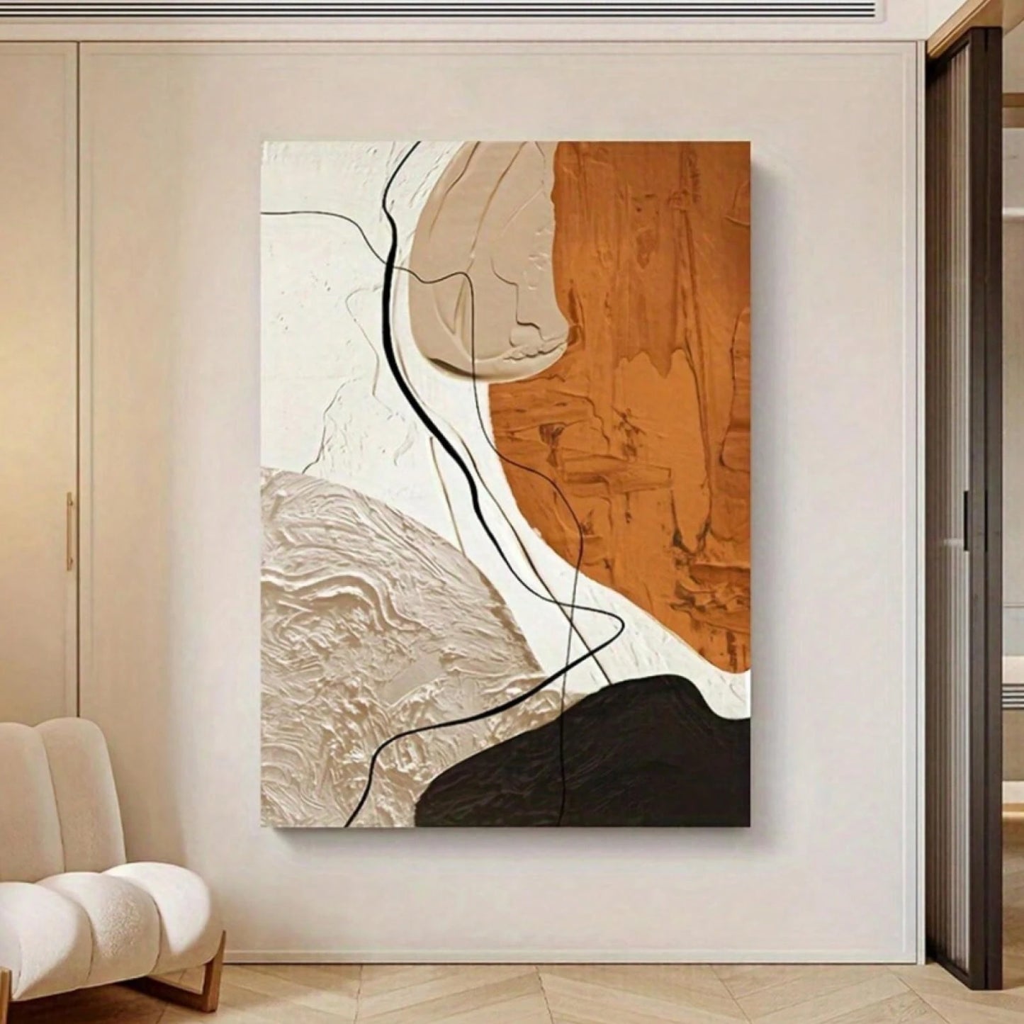 Clay Flow – Canvas Painting