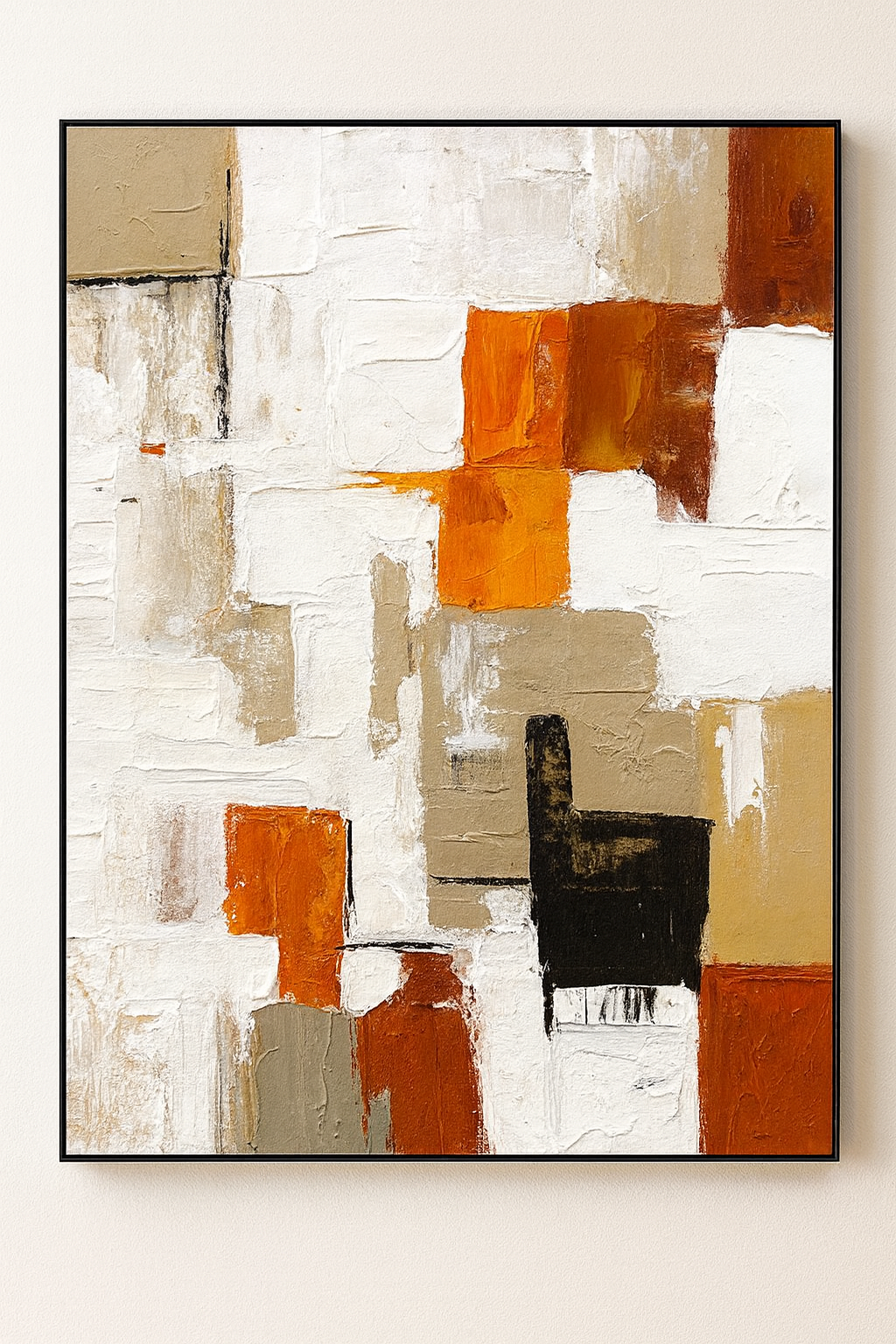 Rust Blocks – Canvas Painting