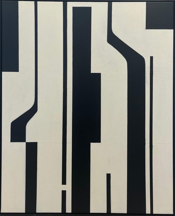 Striking Lines Canvas Painting