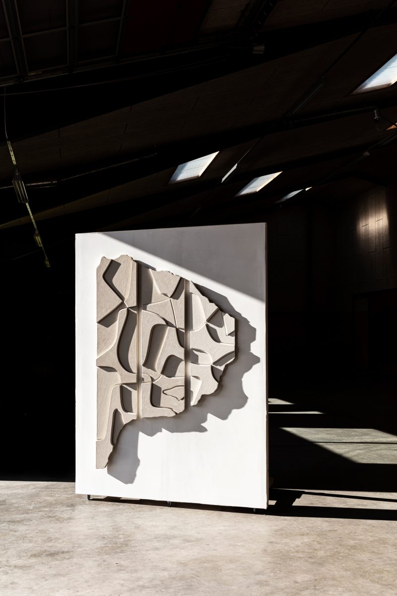 Segmented Figures 3D Wall Sculpture