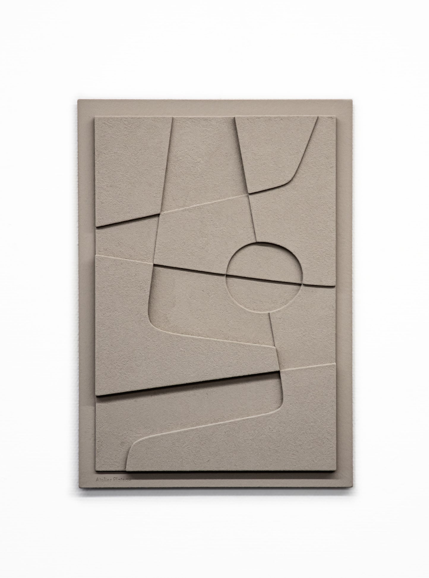 Burgundy 3D Wall Sculpture
