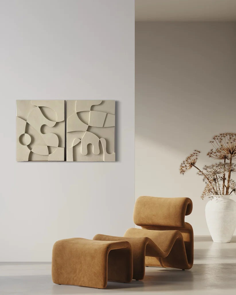 Indica Set – 3D Wall Sculpture