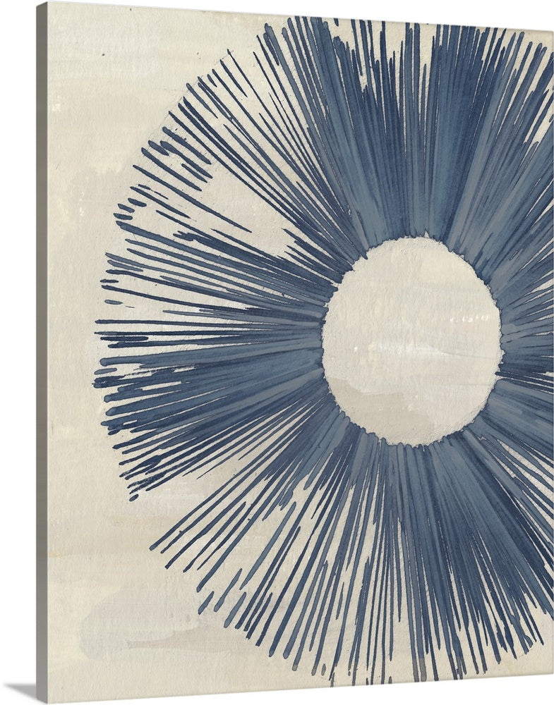 Blue Burst – Canvas Painting