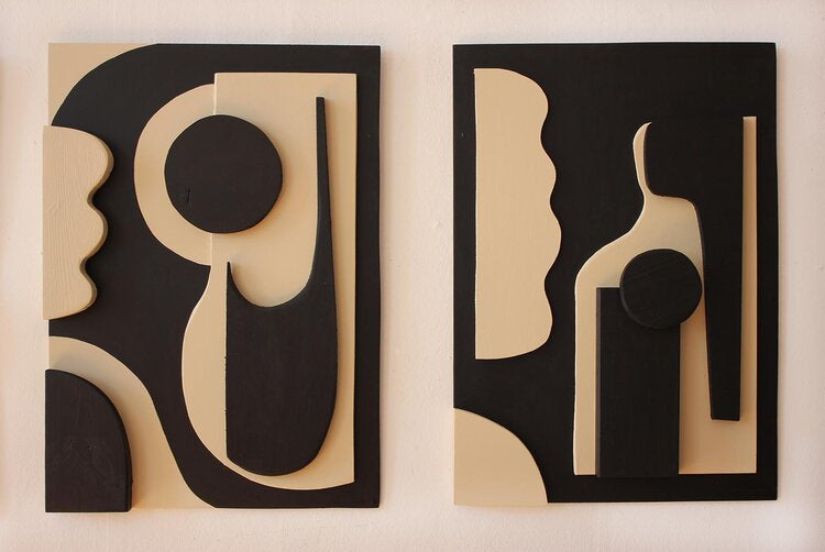 Close Up 3D Wall Sculpture (Set of 2)