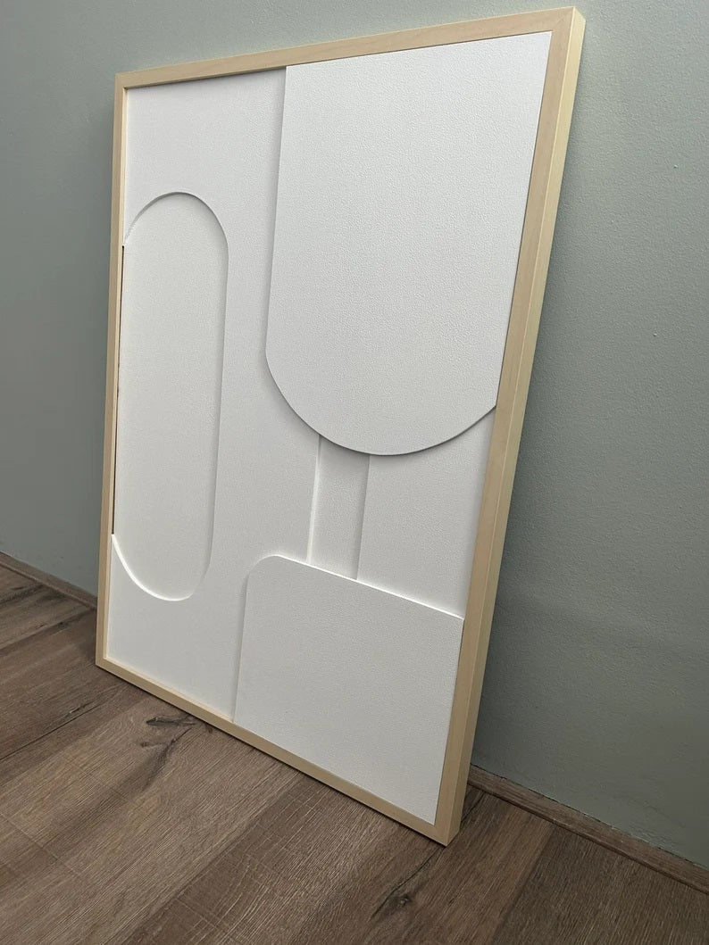 Cylindric 3D Wall Sculpture