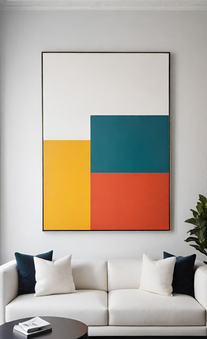 Geo Balance Canvas Painting