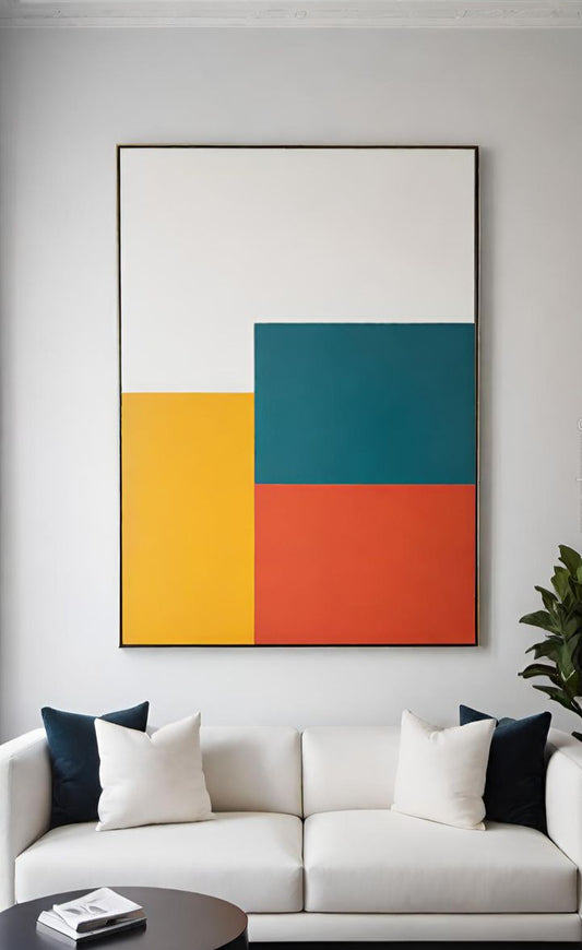 Geo Balance Canvas Painting