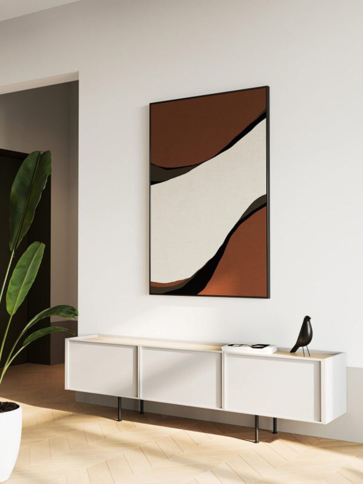 Earth Flow Canvas Painting