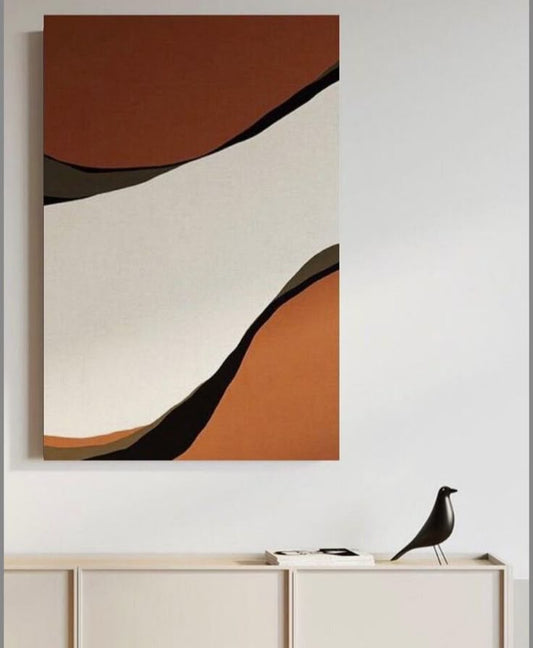 Earth Flow Canvas Painting