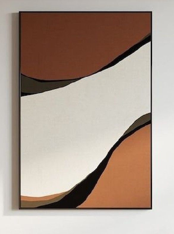 Earth Flow Canvas Painting