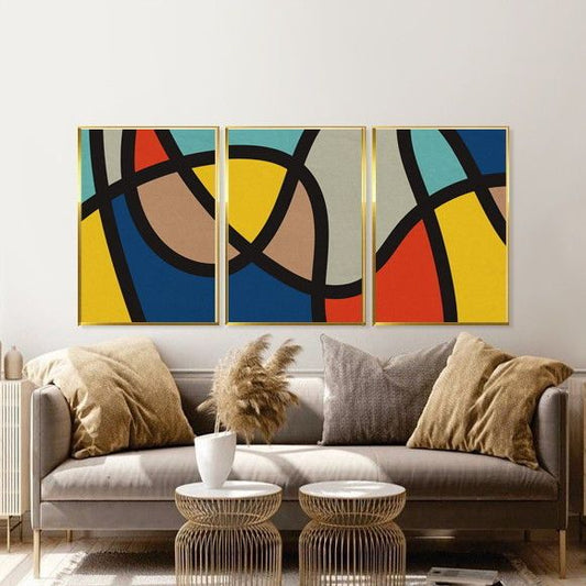 Abstract Colorful Canvas Set
