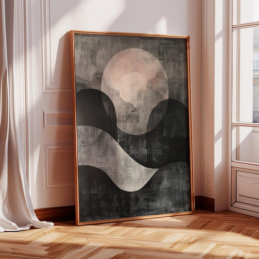 Moonlit Waves Canvas Print