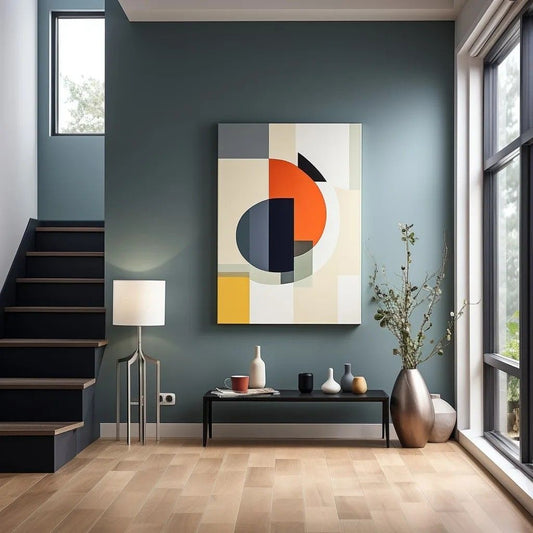 Horizon Geometry Canvas Painting