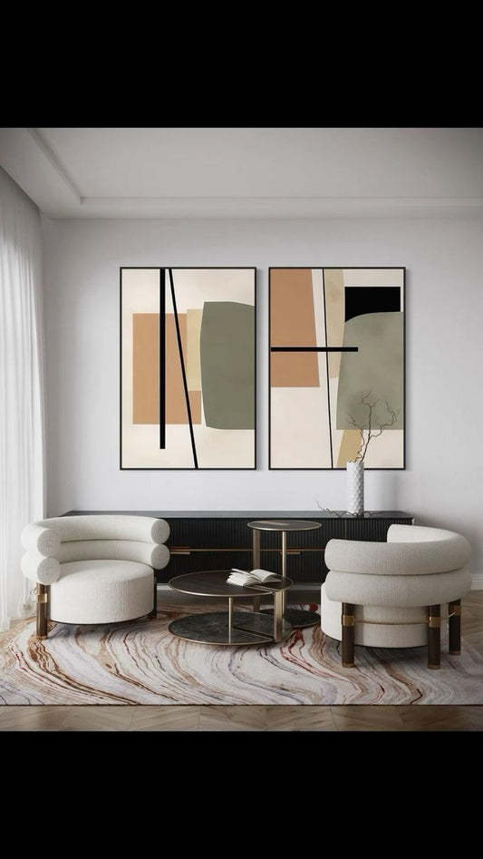 Linear Balance Canvas Set