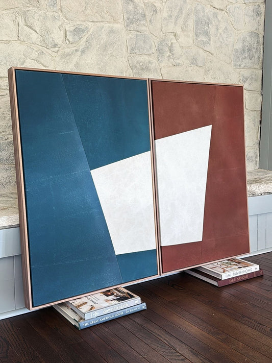 Dual Contrast Canvas Painting