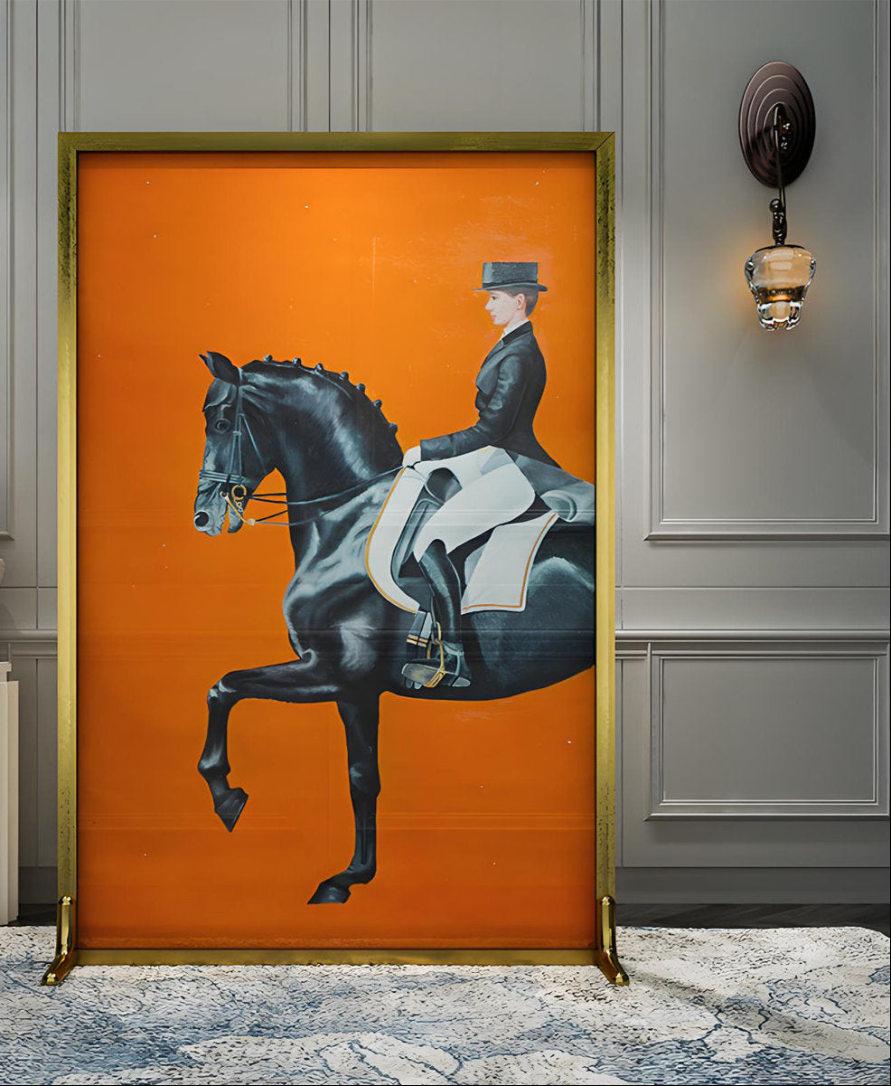 Equestrian Grace Canvas Painting