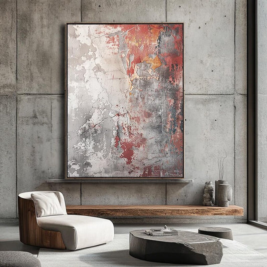 Industrial Abstract Digital Canvas Print