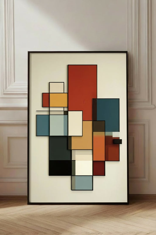 Color Matrix Canvas Painting