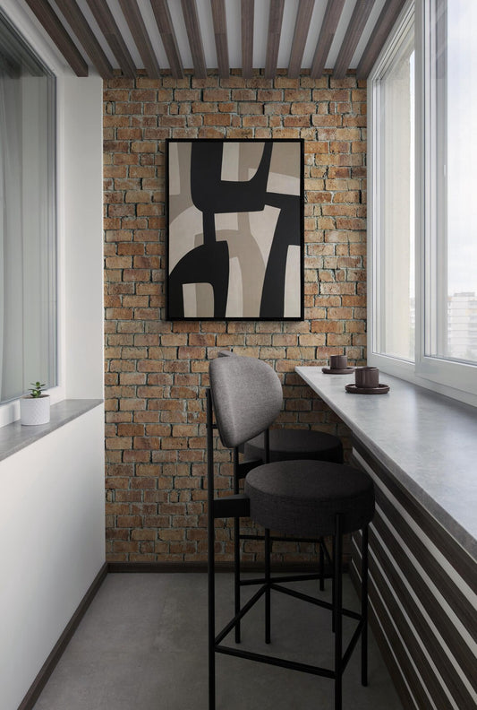 Shadow Form Canvas Painting