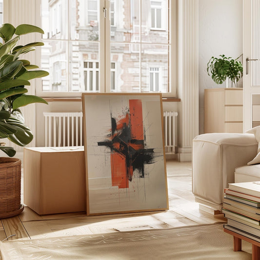 Bold Abstract Digital Canvas Print