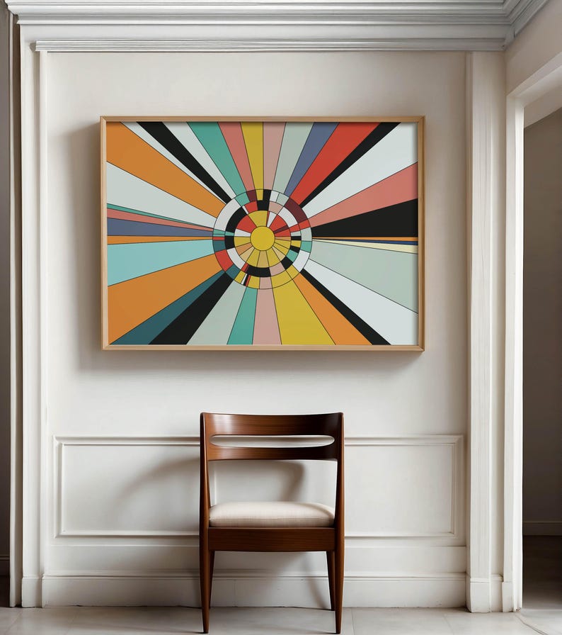 Solar Orbit Canvas Painting