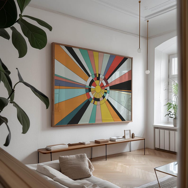 Solar Orbit Canvas Painting