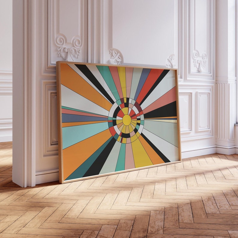 Solar Orbit Canvas Painting